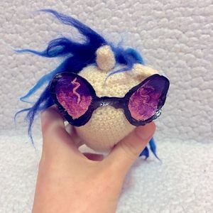 My Little Pony DJ Pon-3 Vinyl Scratch Crocheted Amigurumi Blob